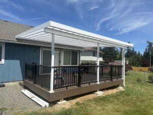 Polypanel Patio Cover With Smooth White Finish In Puyallup 2