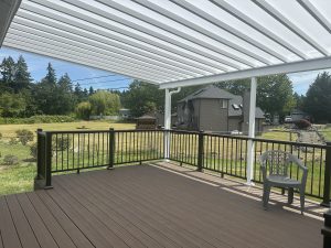 Polypanel Patio Cover With Smooth White Finish In Puyallup