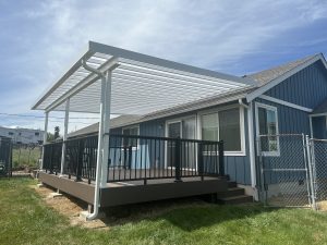 Polypanel Patio Cover With Smooth White Finish In Puyallup 4